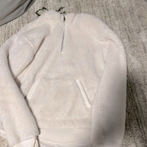 All in Motion Kids Pullover Fleece 1/4 Zip Cream